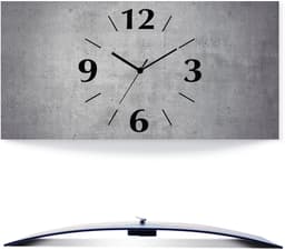 Artland Wanduhr Grauer Beton | Grau