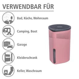 WENKO Luftentfeuchter Drop | Rosa