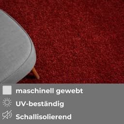 OTTO home Hochflor-Teppich Banji | Rot
