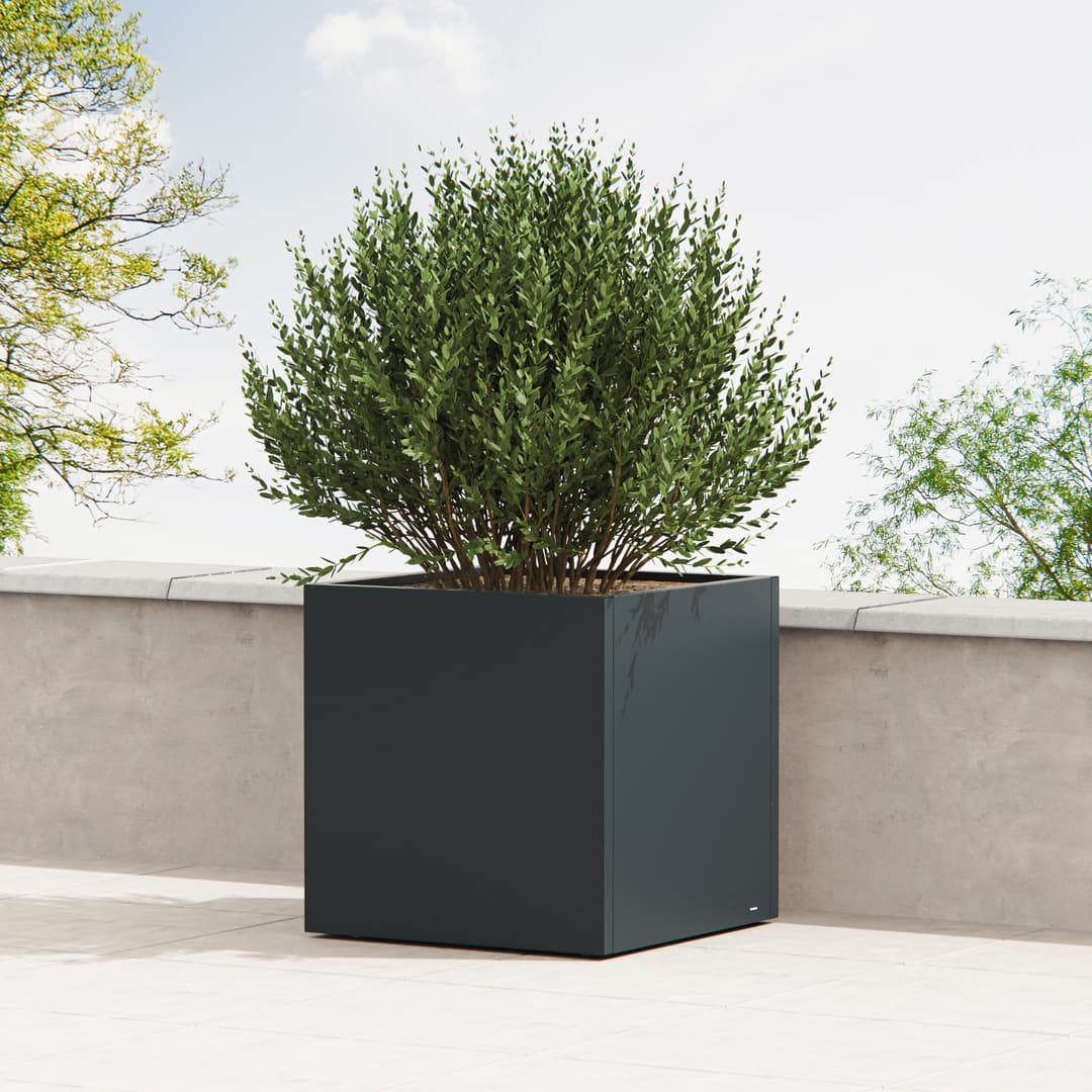 Herstera Garden Pflanzkübel Cube | Grau