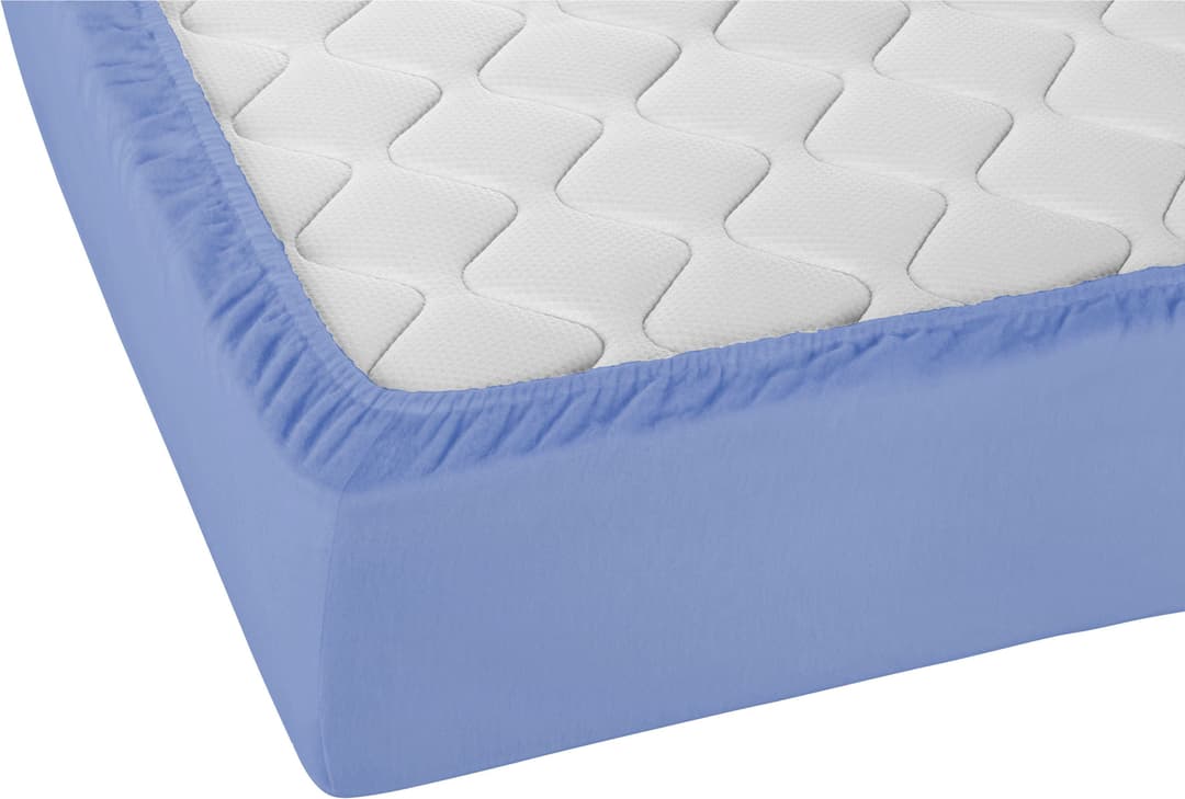 Biberna Spannbettlaken Biber | Blau