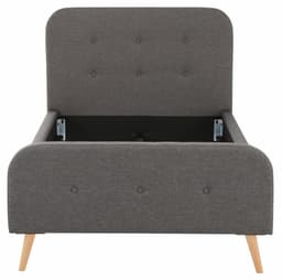 Home affaire Polsterbett Amrum | Grau