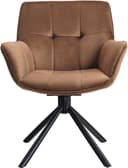 OTTO home Drehstuhl Lika (2er Set) | Braun 2