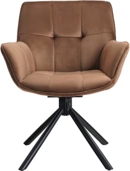 OTTO home Drehstuhl Lika (2er Set) | Braun