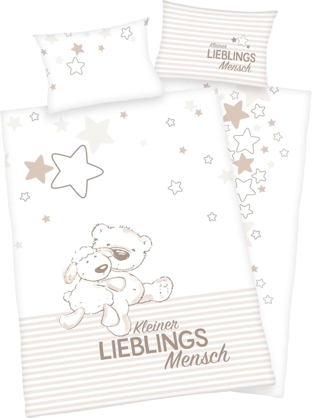 Baby Best Babybettwäsche Kleiner Lieblingsmensch | Beige