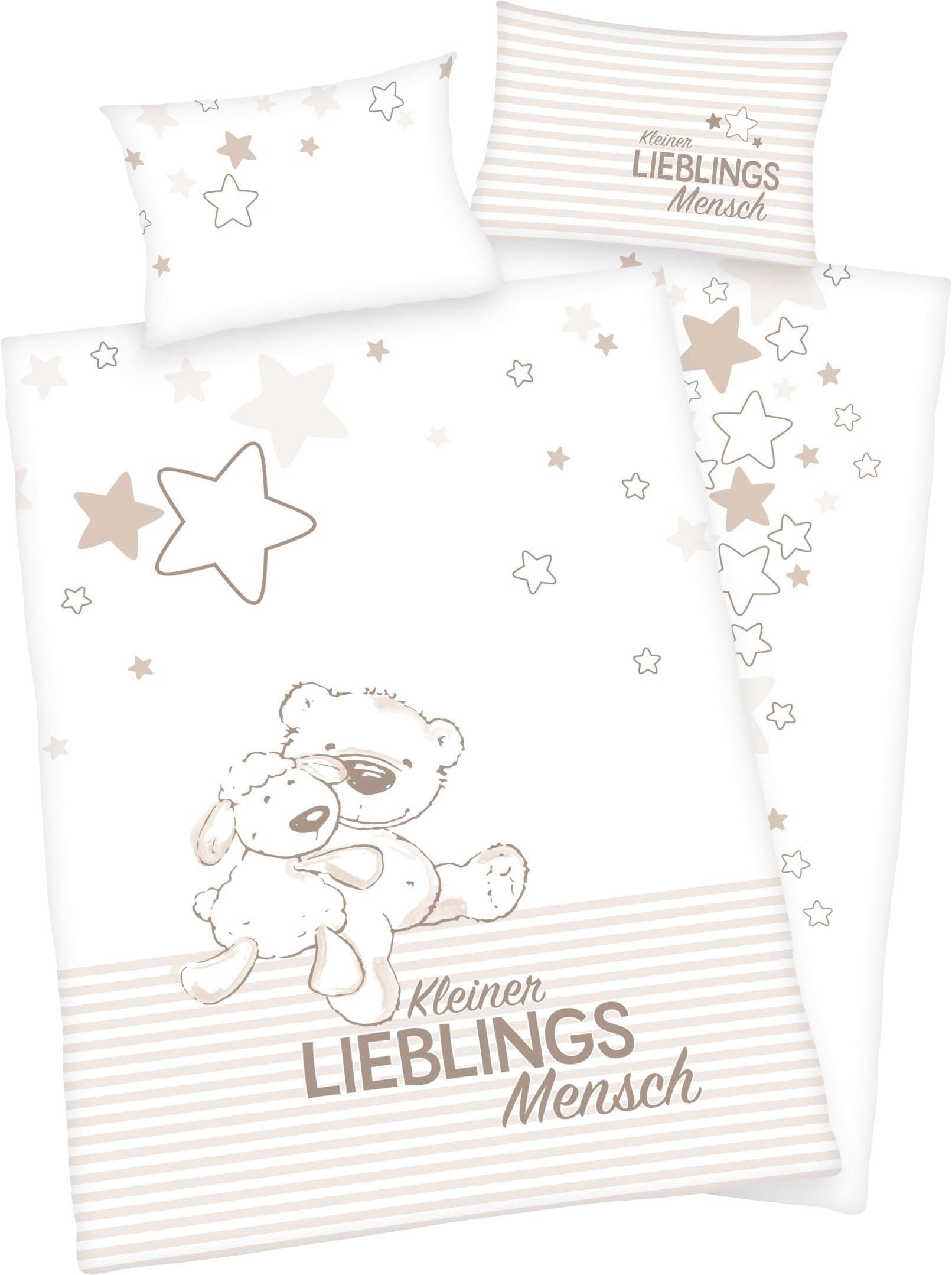 Baby Best Babybettwäsche Kleiner Lieblingsmensch | Beige