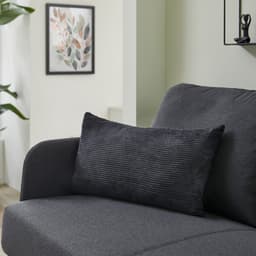 Andiamo Dekokissen Cord Kissen Emy | Schwarz