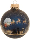 Krebs Glas Lauscha Weihnachtsbaumkugel Midnight before Christmas (4 2