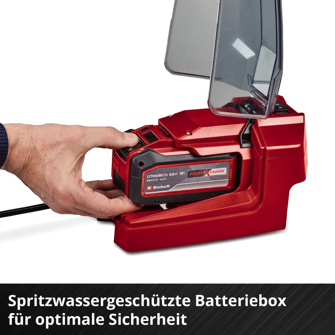 Einhell Akku-Schmutzwasserpumpe GE-DP 18/25 Li - Solo | Rot