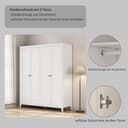 OTTO home Kleiderschrank Borkum | Weiß 4
