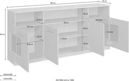 OTTO home Sideboard Ribe | Braun