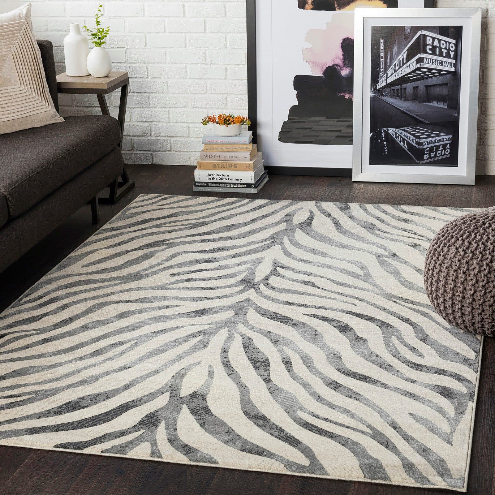 Livabliss Teppich LUANDA | Grau