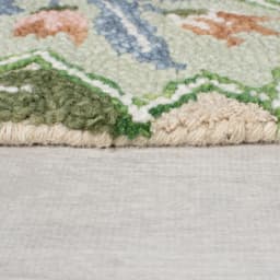 FLAIR RUGS Bryony Floral Wollteppich | Grün