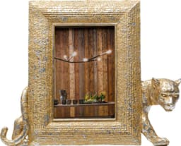 Kare Design Einzelrahmen Bilderrahmen Leopard | Gold