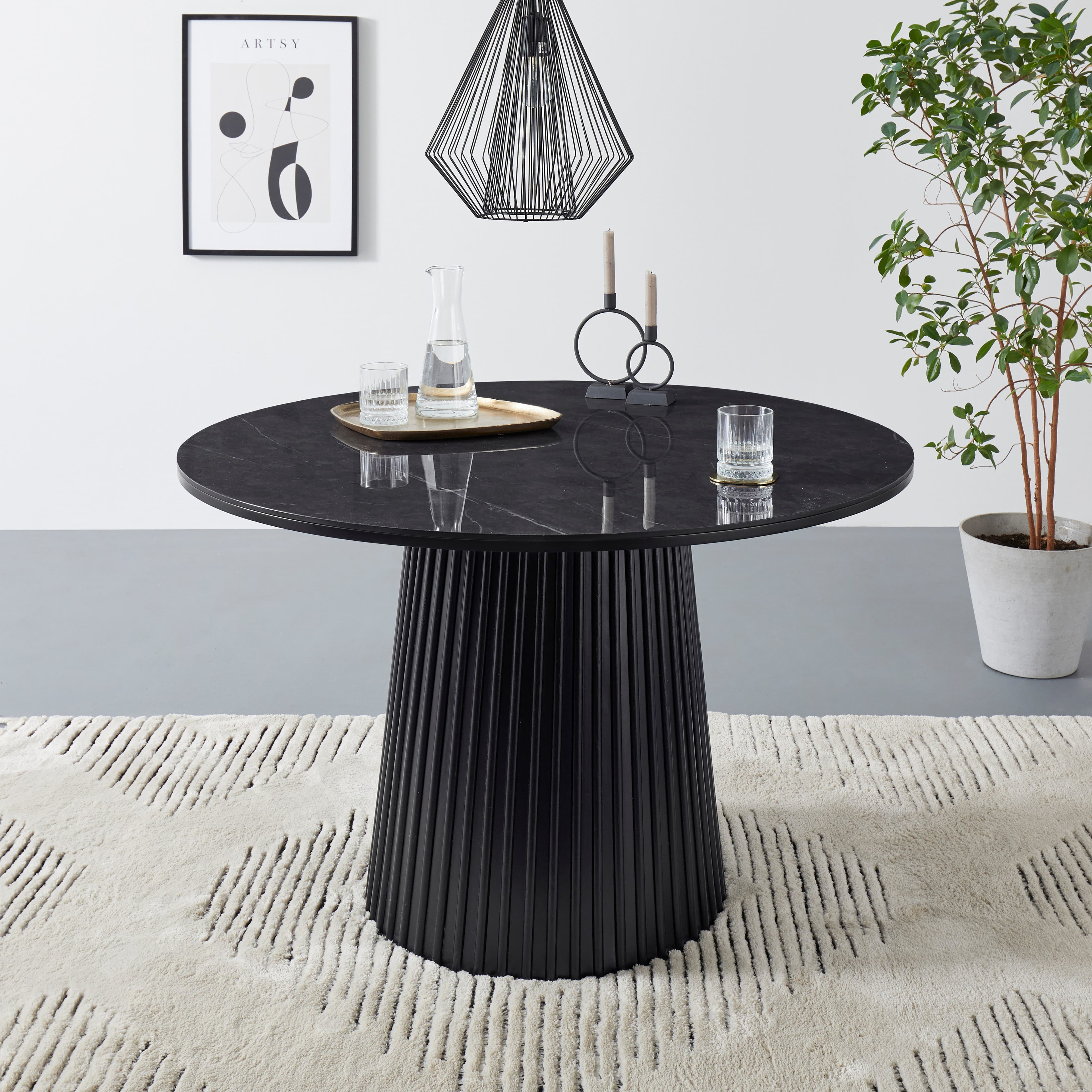 OTTO home Esstisch Roos | Schwarz