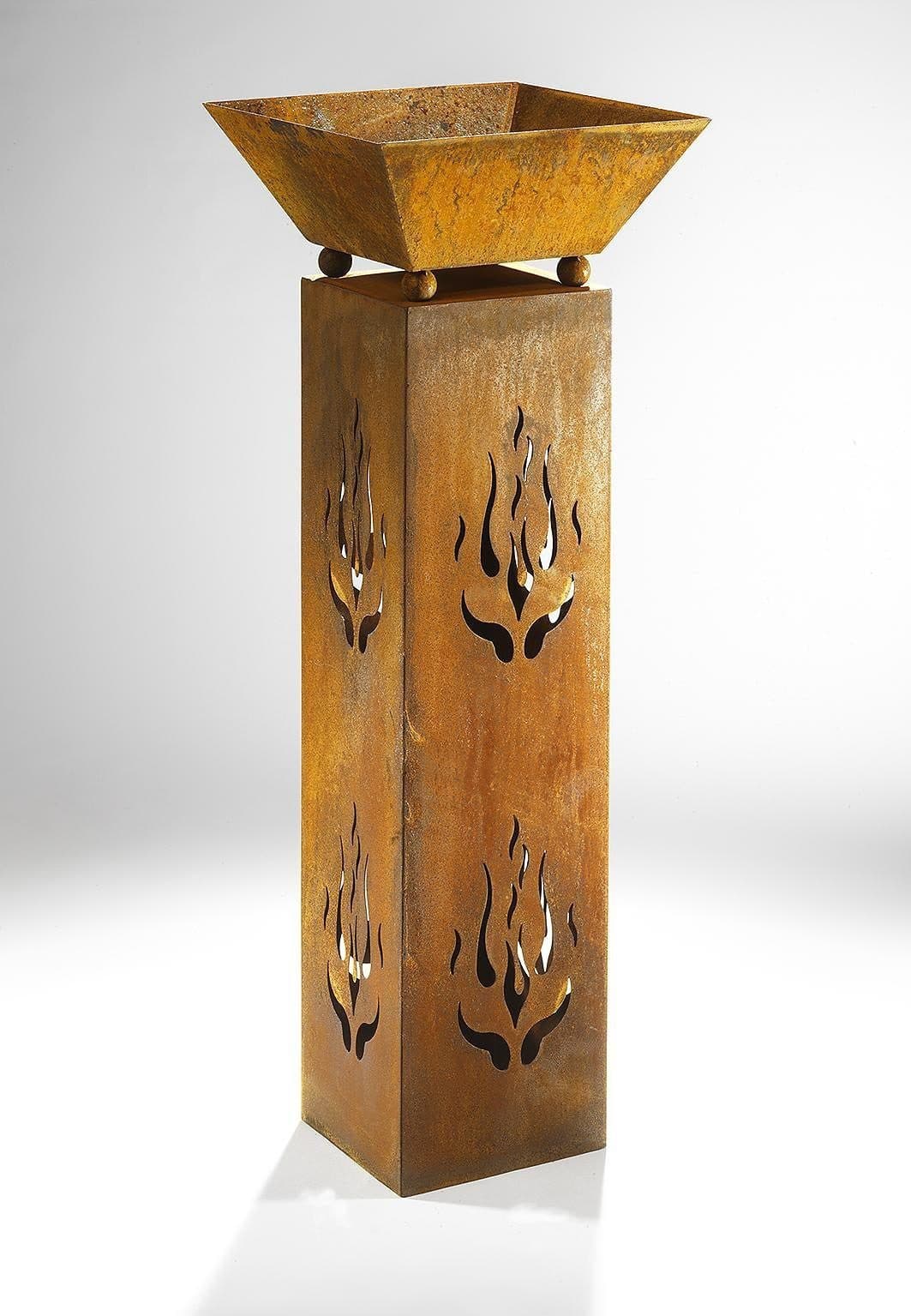 Locker Dekosäule | Braun