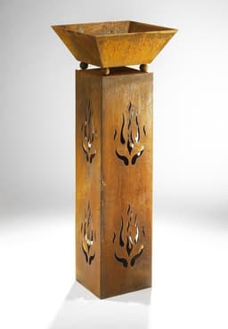 Locker Dekosäule | Braun
