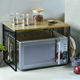 KESPER® Küchenregal Mikrowellen Regal | Holztöne