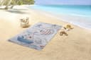 good morning Strandtuch Maritim | Blau 2