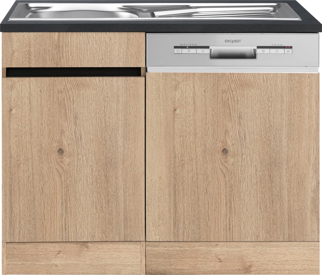 OPTIFIT Spülenschrank Roth | Holztöne