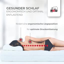 RIBECO Aaron MAXI Topper | Weiß