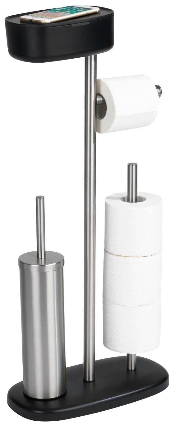 WENKO WC-Garnitur Rivazza | Schwarz