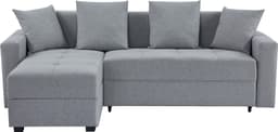 Ecksofa KILLAM | Grau