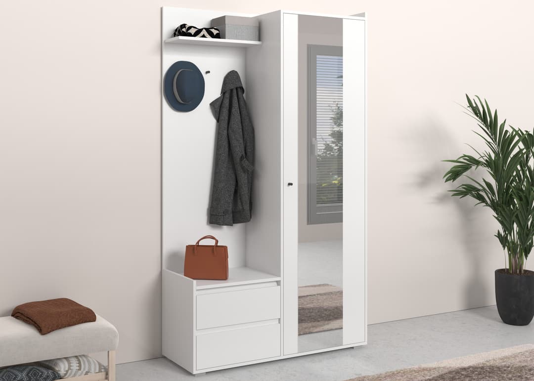 OTTO home Garderobenschrank Kosmo | Weiß