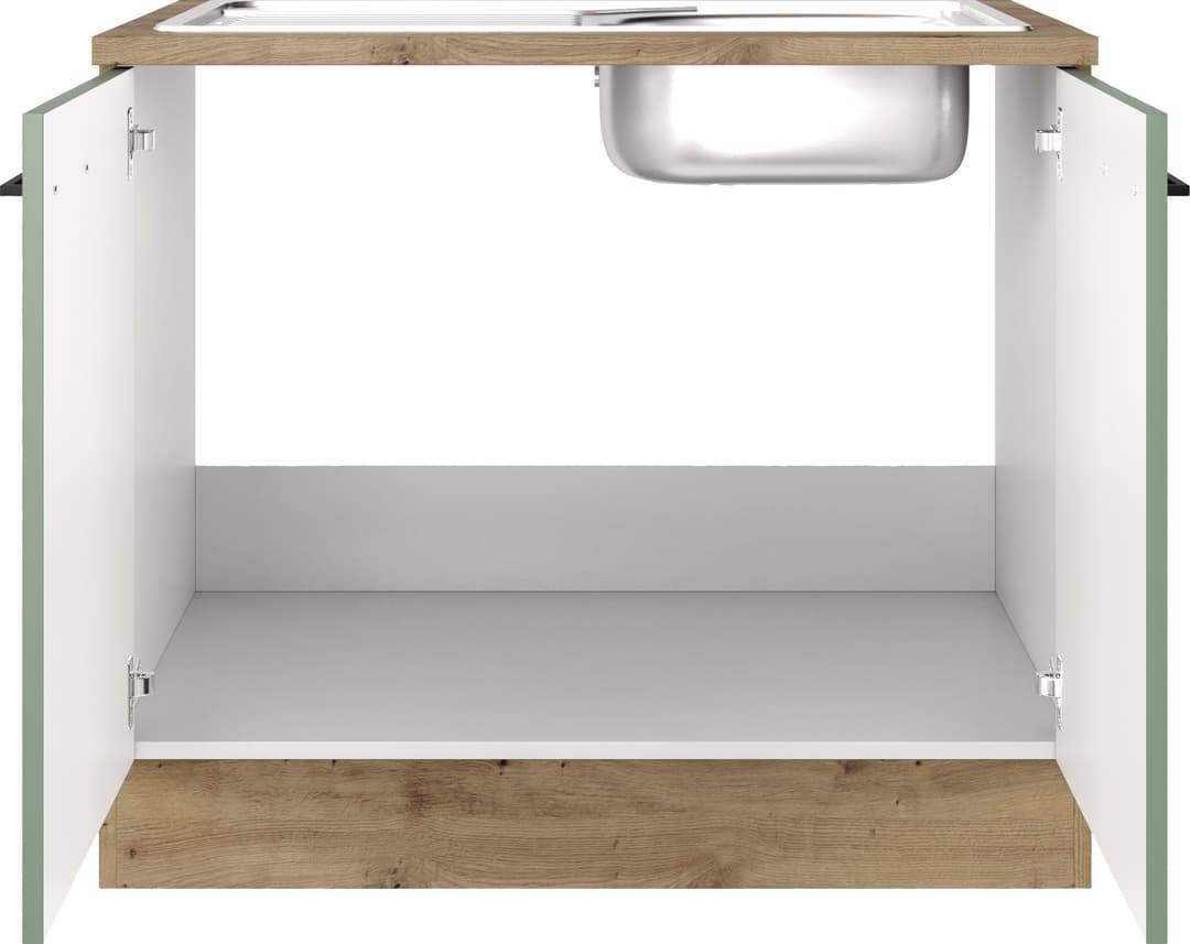 Flex-Well Spülenschrank Cara | Grün