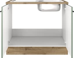 Flex-Well Spülenschrank Cara | Grün