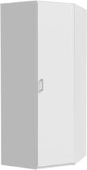 FORTE Eckkleiderschrank | Weiß