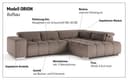 COTTA Ecksofa Orion L-Form | Beige 4