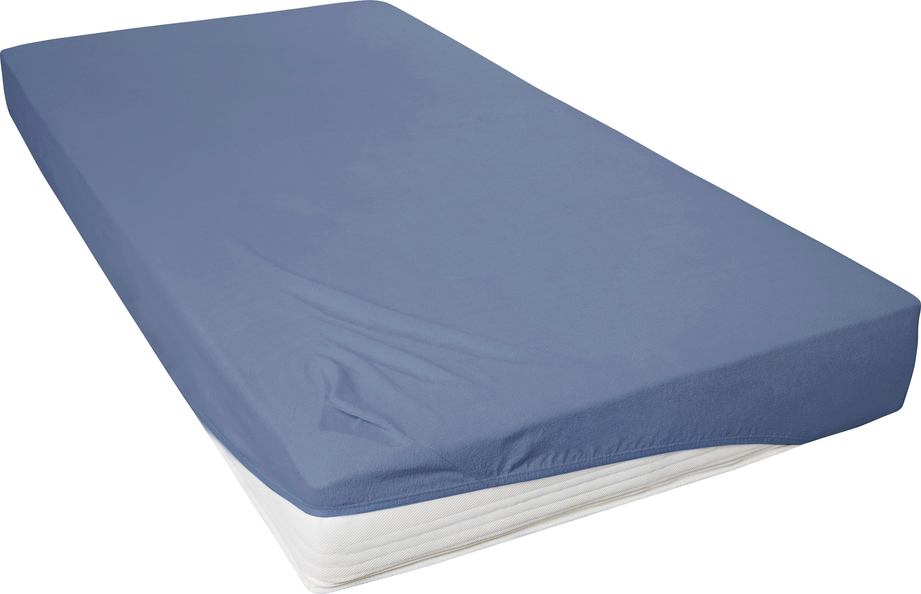 Primera Spannbettlaken Teddy-Flausch | Blau