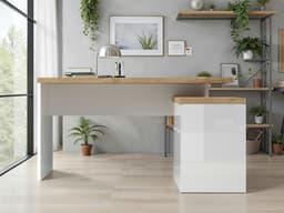 Home affaire Eckschreibtisch Easy | Holztöne
