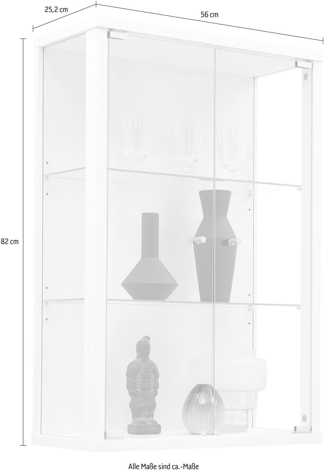 fif möbel Vitrine OPTIMA | Weiß