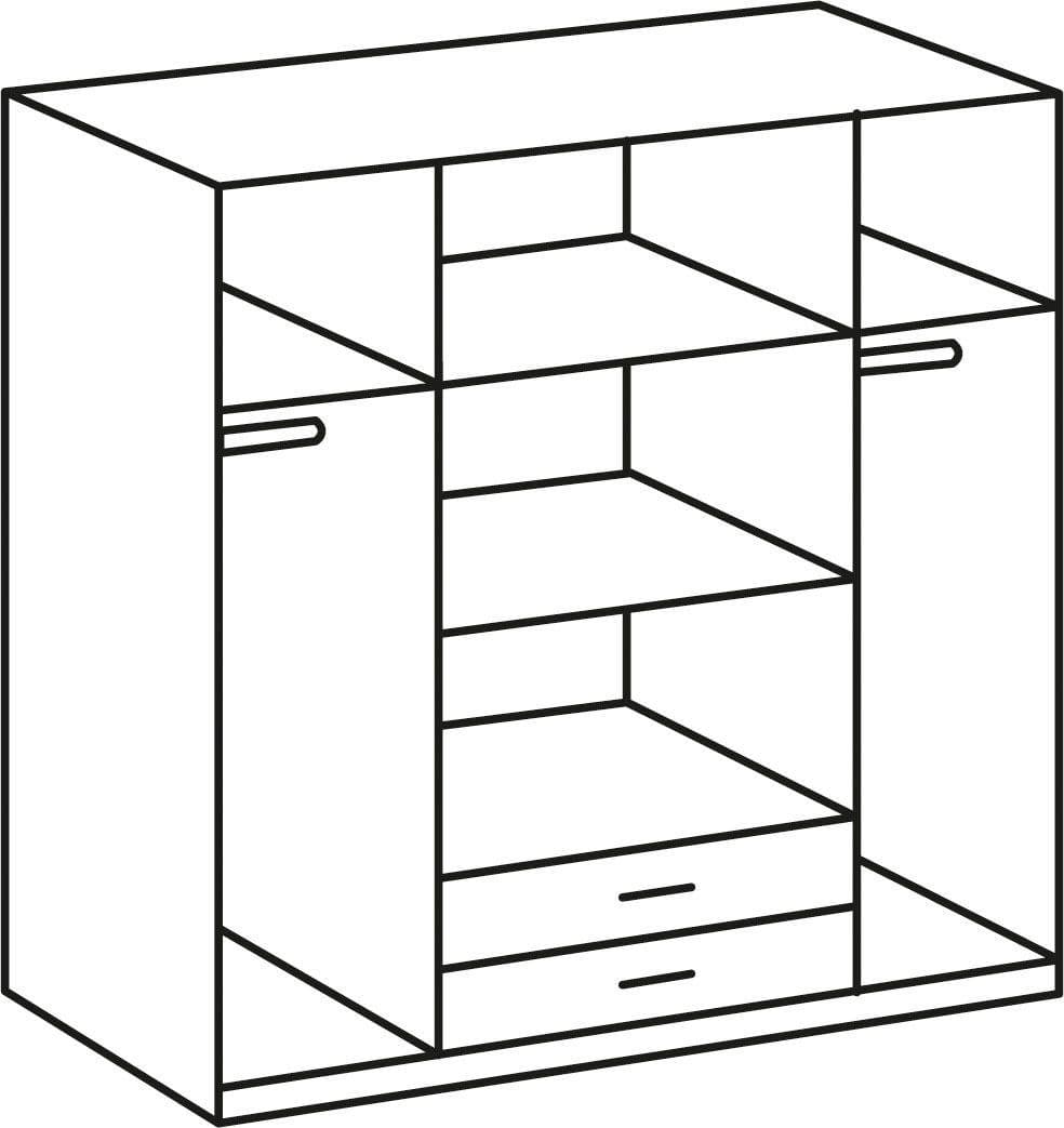 Wimex Kleiderschrank Cork | Holztöne