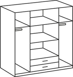 Wimex Kleiderschrank Cork | Holztöne