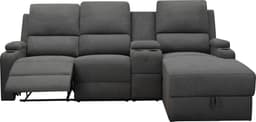OTTO home Ecksofa NAPORI Multimediasofa | Grau