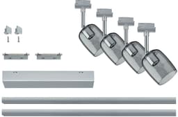 Paulmann URail Set G10 Blossom Rauch Chrom matt | Silber