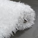 Paco Home Hochflor-Teppich Glamour 300 | Weiß 4