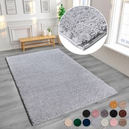 OTTO home Hochflor-Teppich Viva Shaggy | Grau