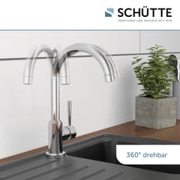 Schütte Cornwall Niederdruck Spültischarmatur | Silber