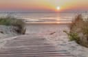 Papermoon Fototapete DÜNEN-NORDSEE STRAND SONNENUNTERGANG MEER NATUR