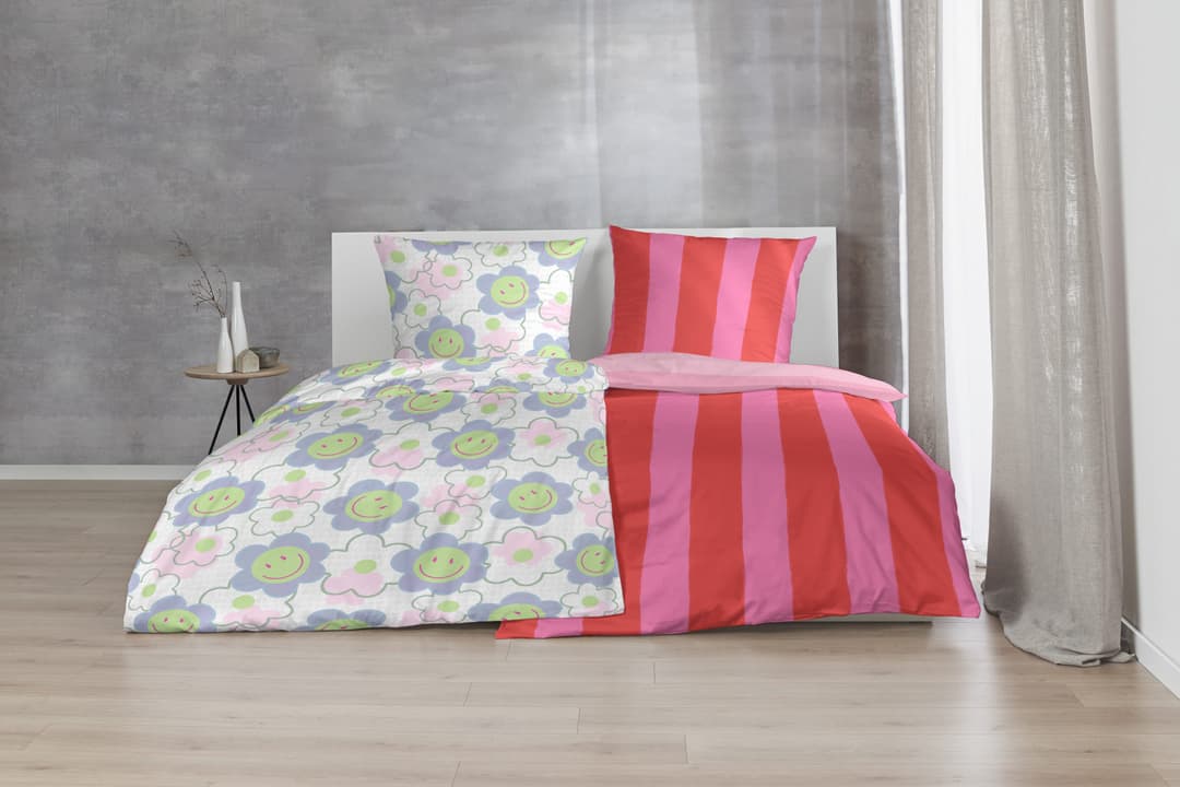 Primera Bettwäsche Renforce-Bettwäsche Color Block | Mehrfarbig
