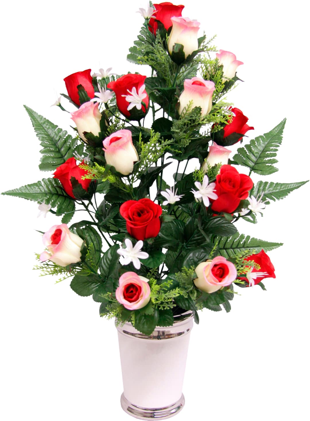 Kunstpflanze Rosen Rosen | Mehrfarbig