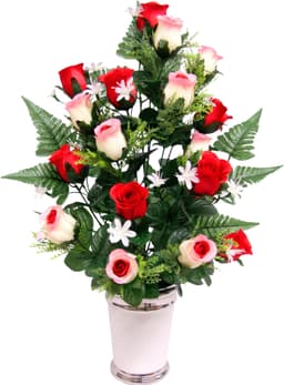 Kunstpflanze Rosen Rosen | Mehrfarbig