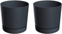 Prosperplast Blumentopf TUBO P (Set, 2 St) | Grau