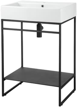 welltime Waschtisch Loft | Schwarz