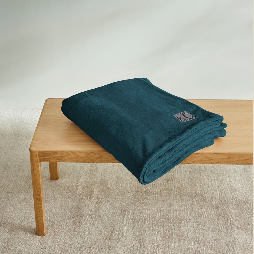 Wohndecke Kuschelsoft | Türkis