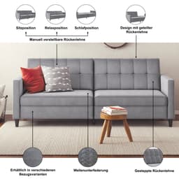 Dorel Home 3-Sitzer Hartford II | Grün